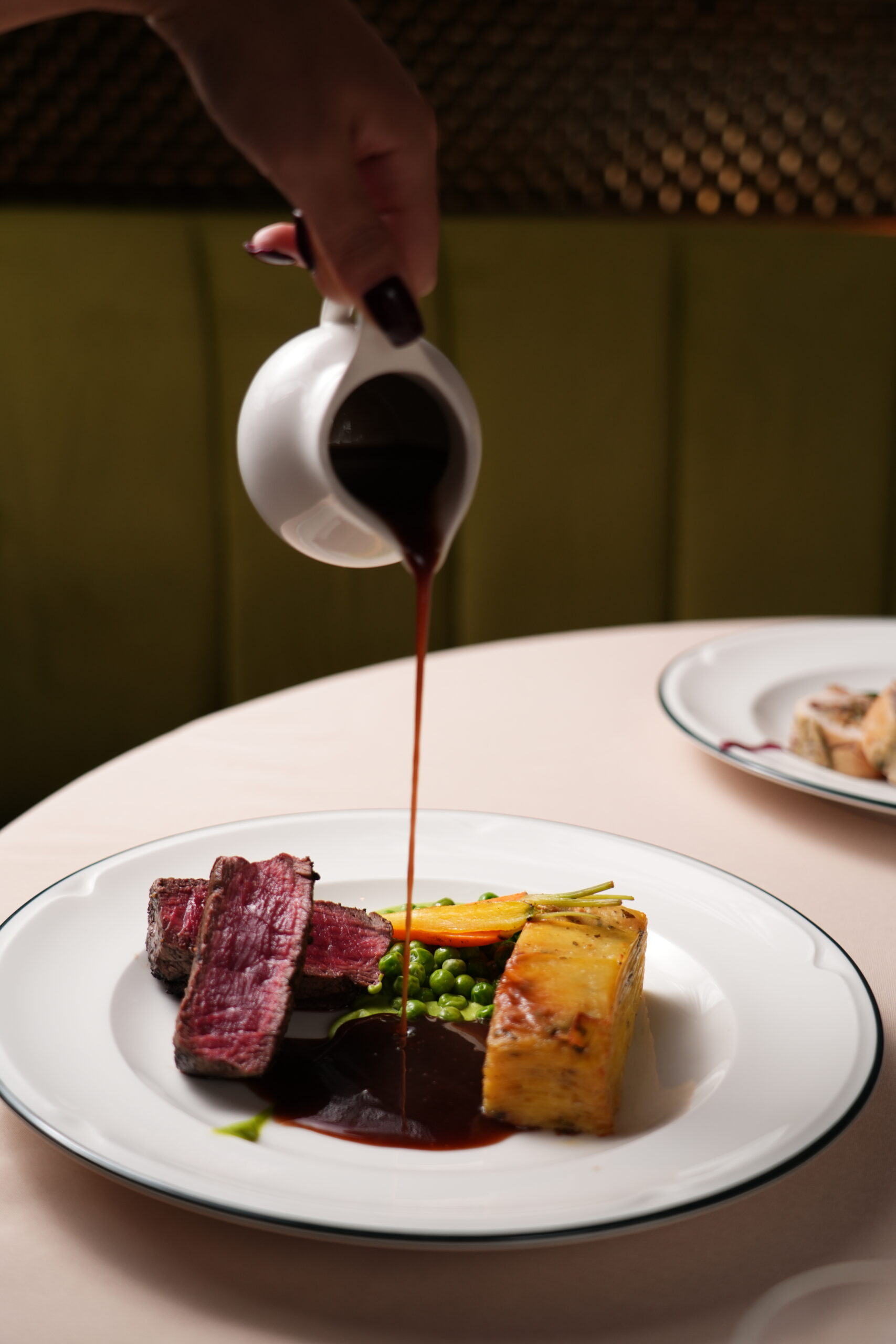 Christmas dinner menu Dubai at Three Cuts Steakhouse