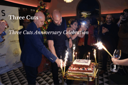 Three Cuts Anniversary Celebration Cake Cutting