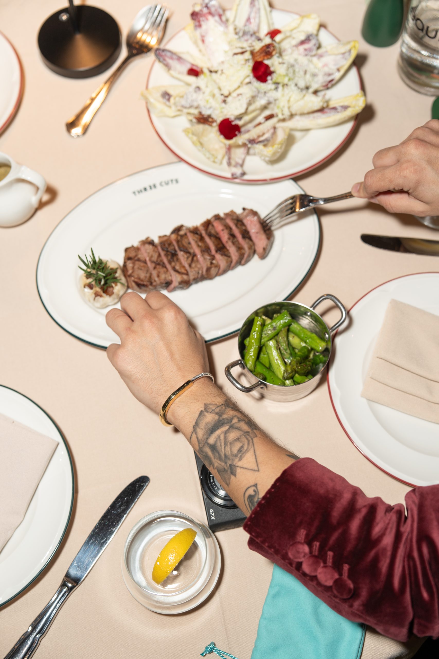 Private event Dubai at Three Cuts Steakhouse Palm Jumeirah rooftop