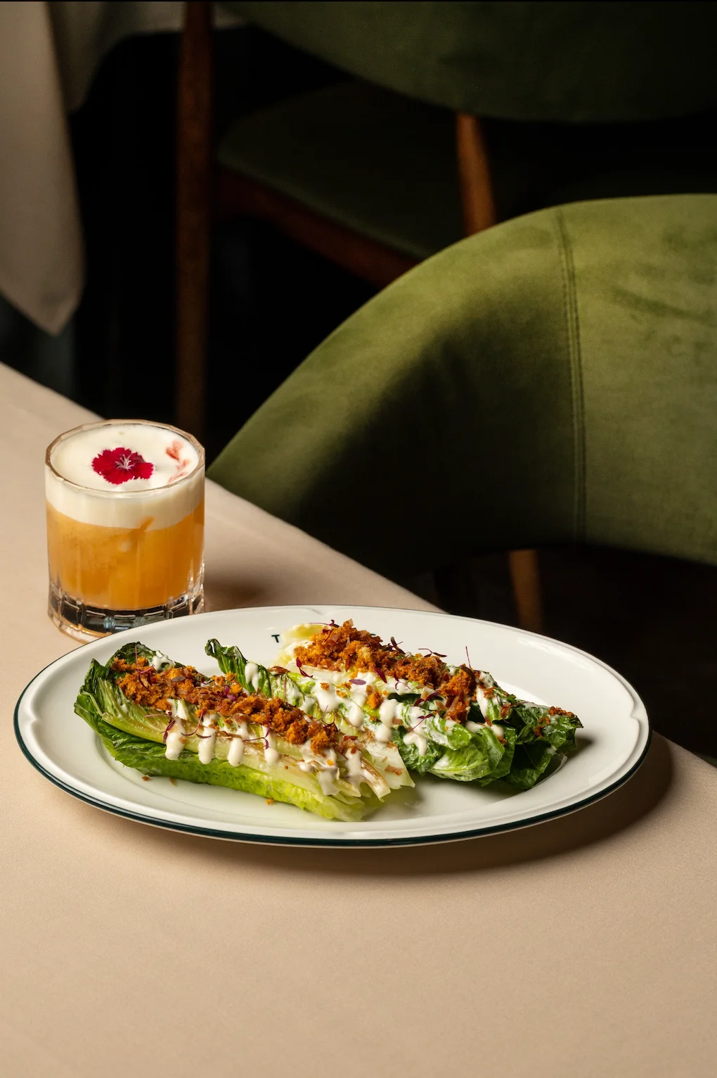 Modern steakhouse Dubai interior at Three Cuts Steakhouse Palm Jumeirah