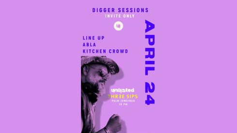 Danny Abla DJ set at Three Sips speakeasy Dubai Unlisted event