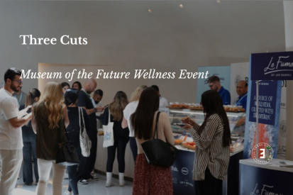 Museum of the Future Event with Three Cuts Breasy and Le Fumoir wellness experience Dubai